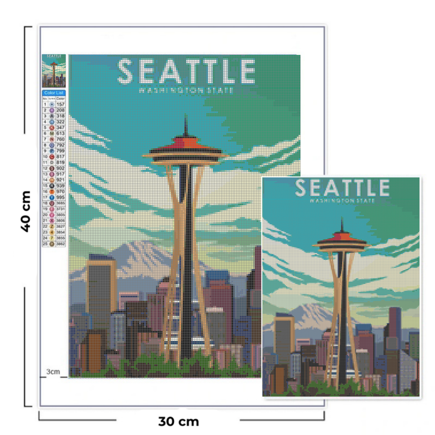 Broderie Diamant - Seattle