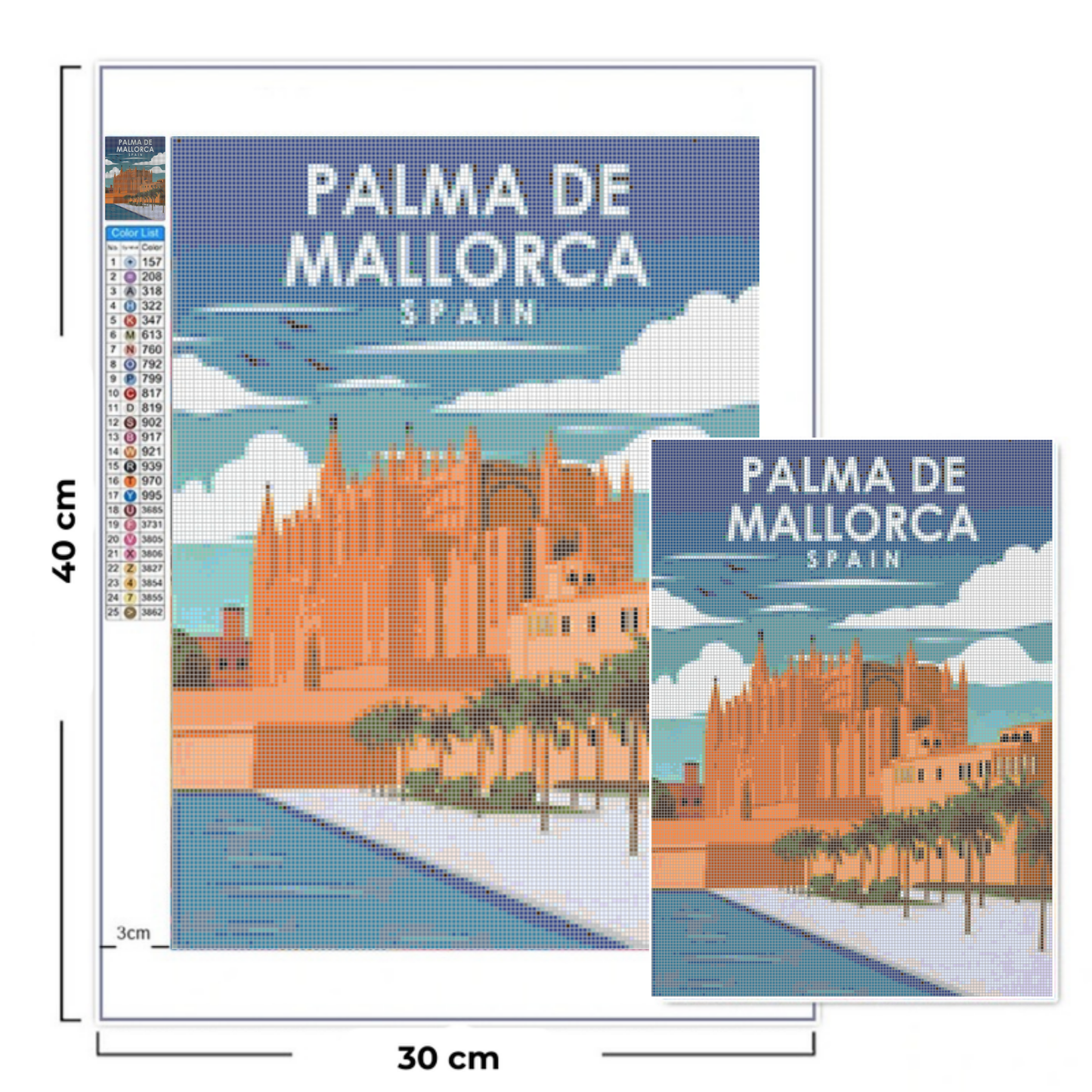 Broderie Diamant - Palma de Majorque