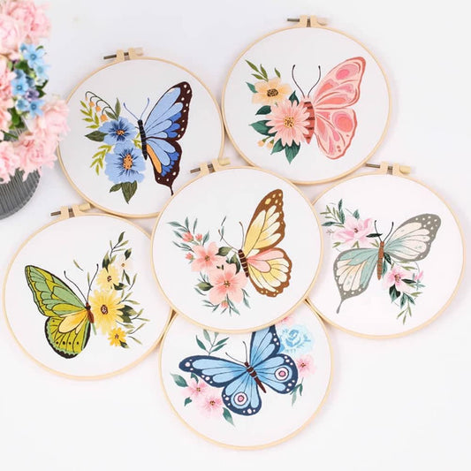 Kit Broderie Papillon