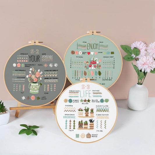 Kits Broderie 3 Toiles - Premiers Points n°4