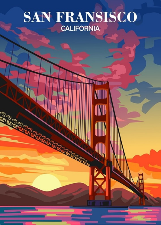 Broderie Diamant - San Fransisco