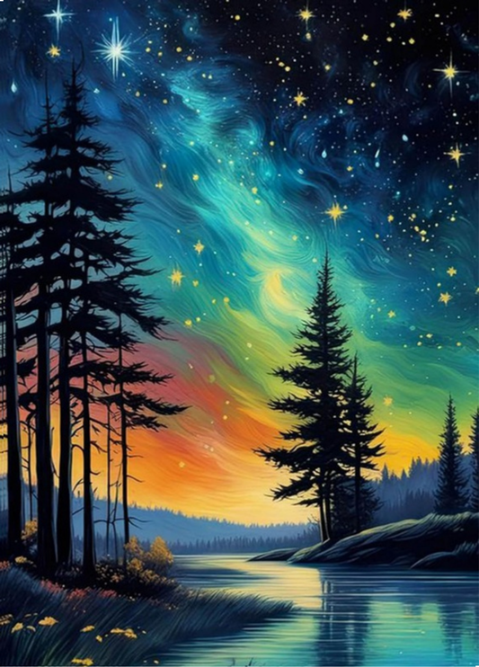 Broderie Diamant - Ciel Magique