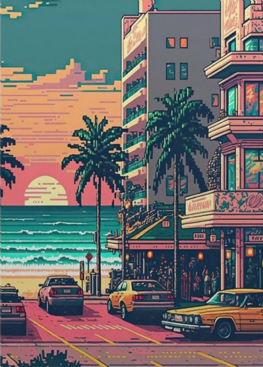 Broderie Diamant - California