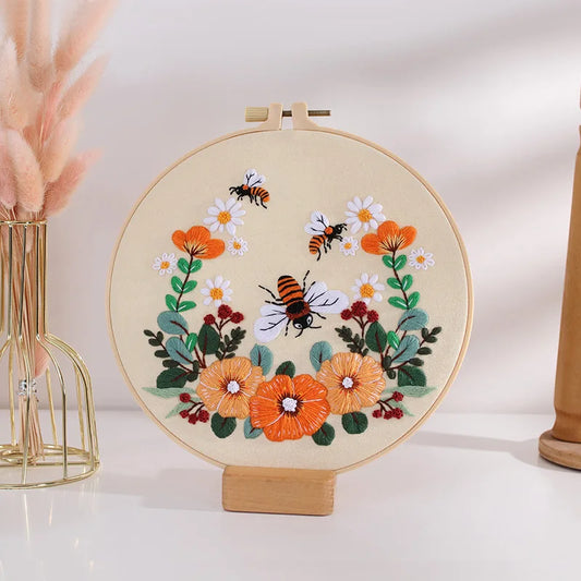 Kit Broderie Abeilles