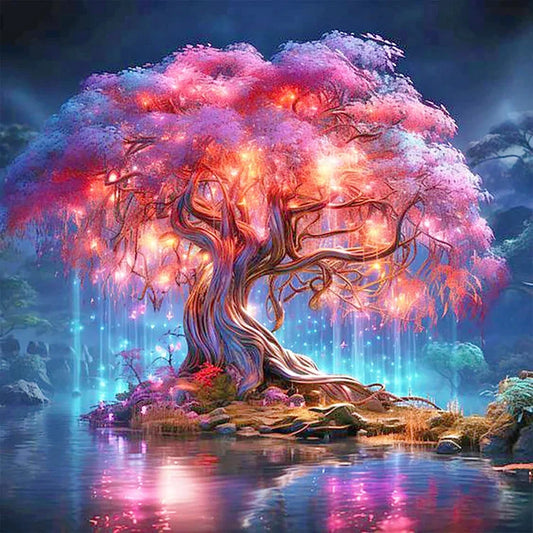 Broderie Diamant - Arbre Enchanté