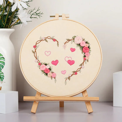 Kit Broderie Coeurs