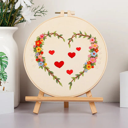 Kit Broderie Coeurs