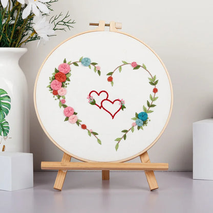 Kit Broderie Coeurs